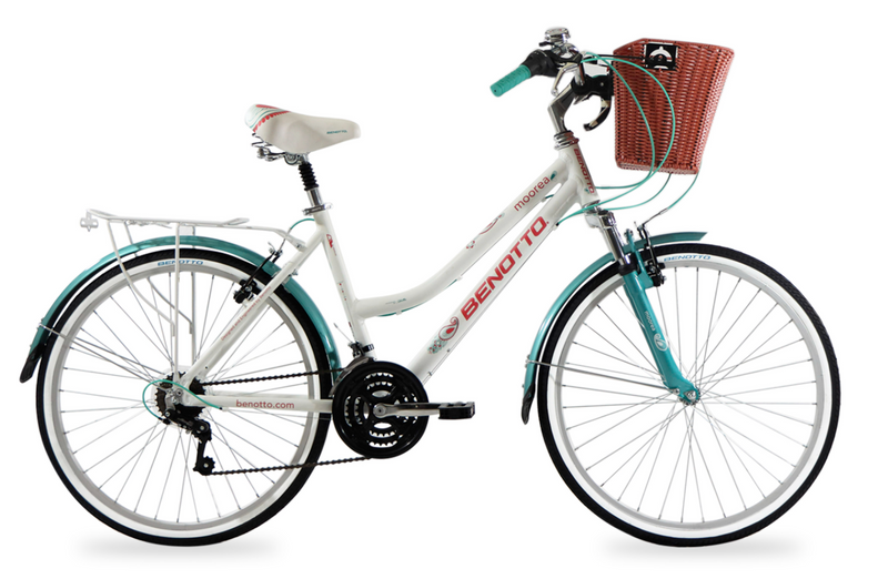 BENOTTO Bicicleta City MOOREA R24 21V. Mujer Aluminio